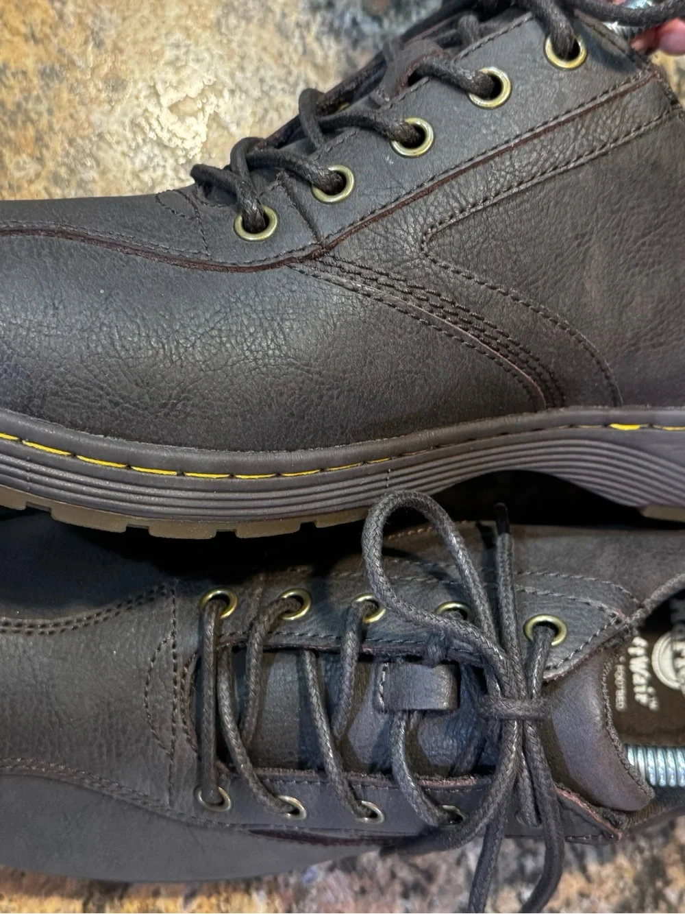 Dr. Martens Brown Greig AirWair Mens 9 Woman’s 10 Low Top Leather Shoes Oxfords